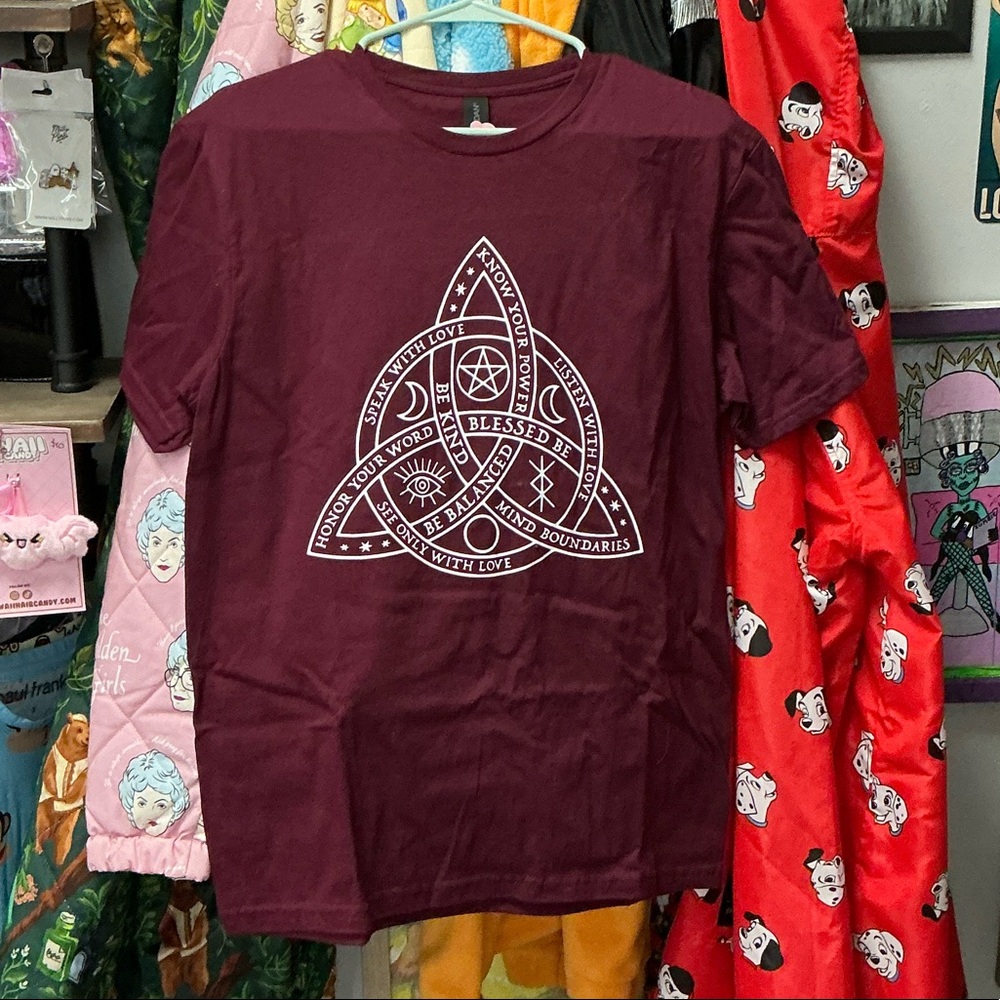 Burgundy Graphic T-Shirt